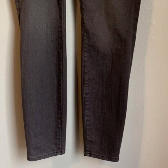 J. Crew Womens Toothpick Jeans Sz 27 Gray Wash Skinny Slim Fit Mid Rise Everyday - Picture 2 of 8
